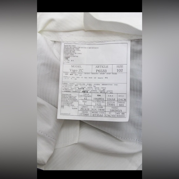 Suitsupply Navy Havana Tulip Suit 42r - Picture 12 of 12